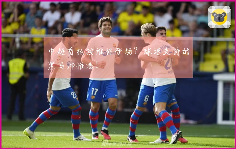 中超首轮按谁将登场？球迷支持的黑马帅惟浩！